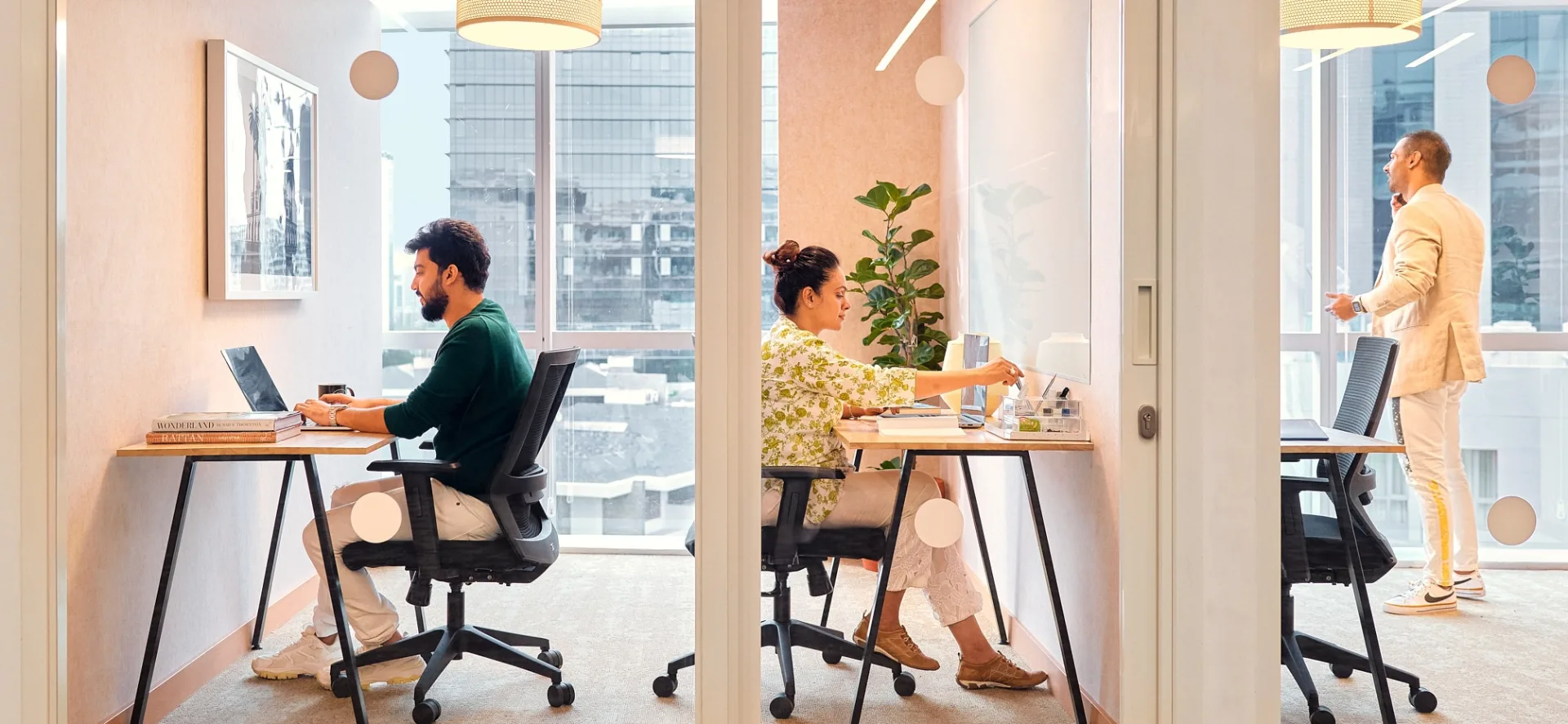 WeWork office lounge