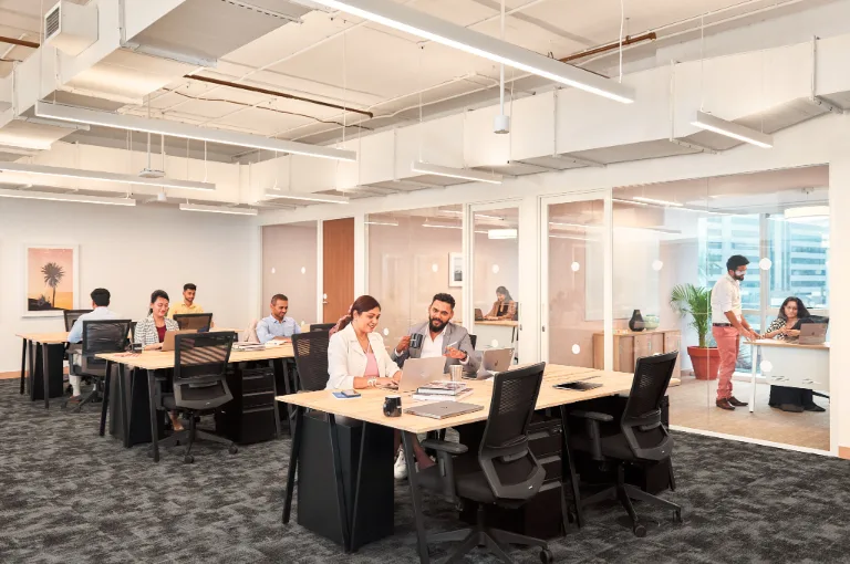 Reception and community team at a WeWork centre
