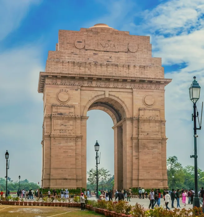 Delhi skyline